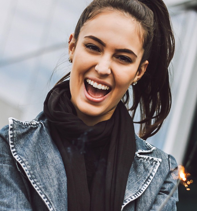 Woman Smiling Woman Smiling
